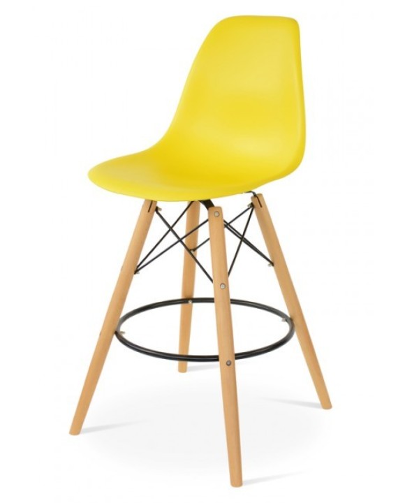 Барный стул EAMES DSW Yellow
